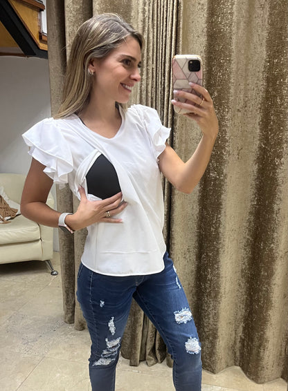 Blusa de lactancia, Adri blanca
