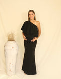 Maternity dress, Martina navy blue