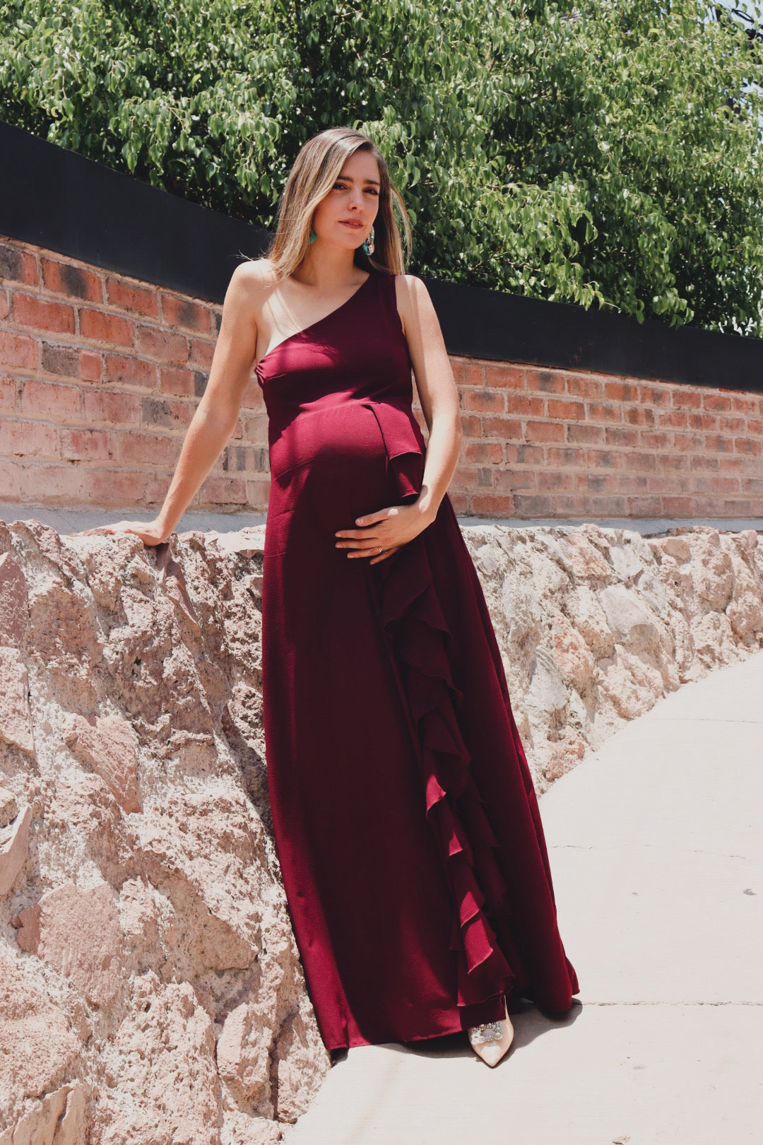 Vestido de maternidad Nancy vino