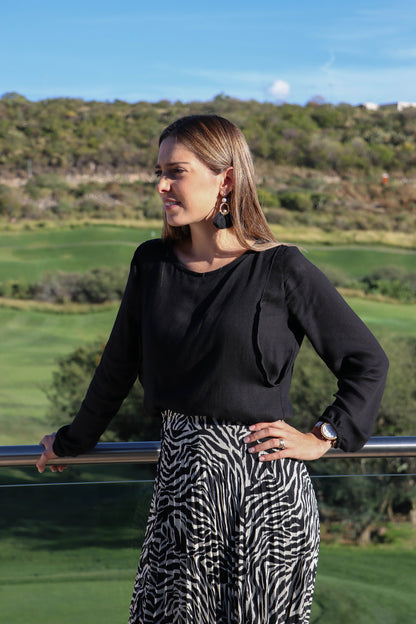 Blusa de Lactancia, Daniela Negra (XCH) (CH) (G) (XG)