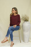 Nursing blouse, Daniela wine CH