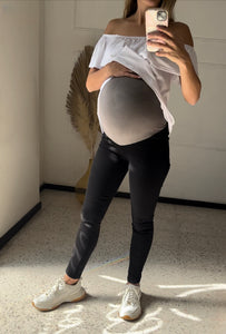 Black stretch jeans Maternity SM