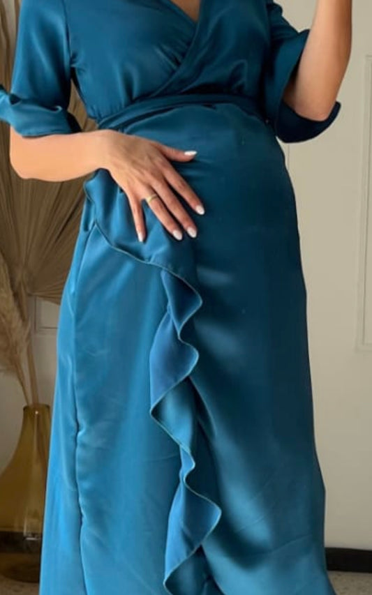 teal fabric