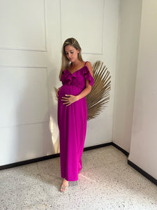 Vestido de maternidad Dayana mulberry