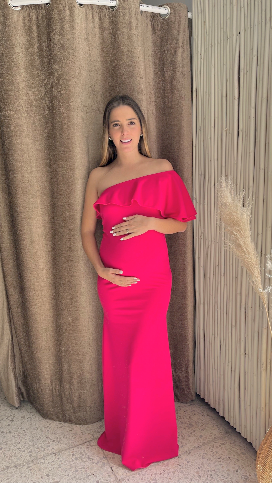 Maternity dress, Astrid pink barbie