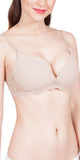 Lace nursing bra, cappuccino color