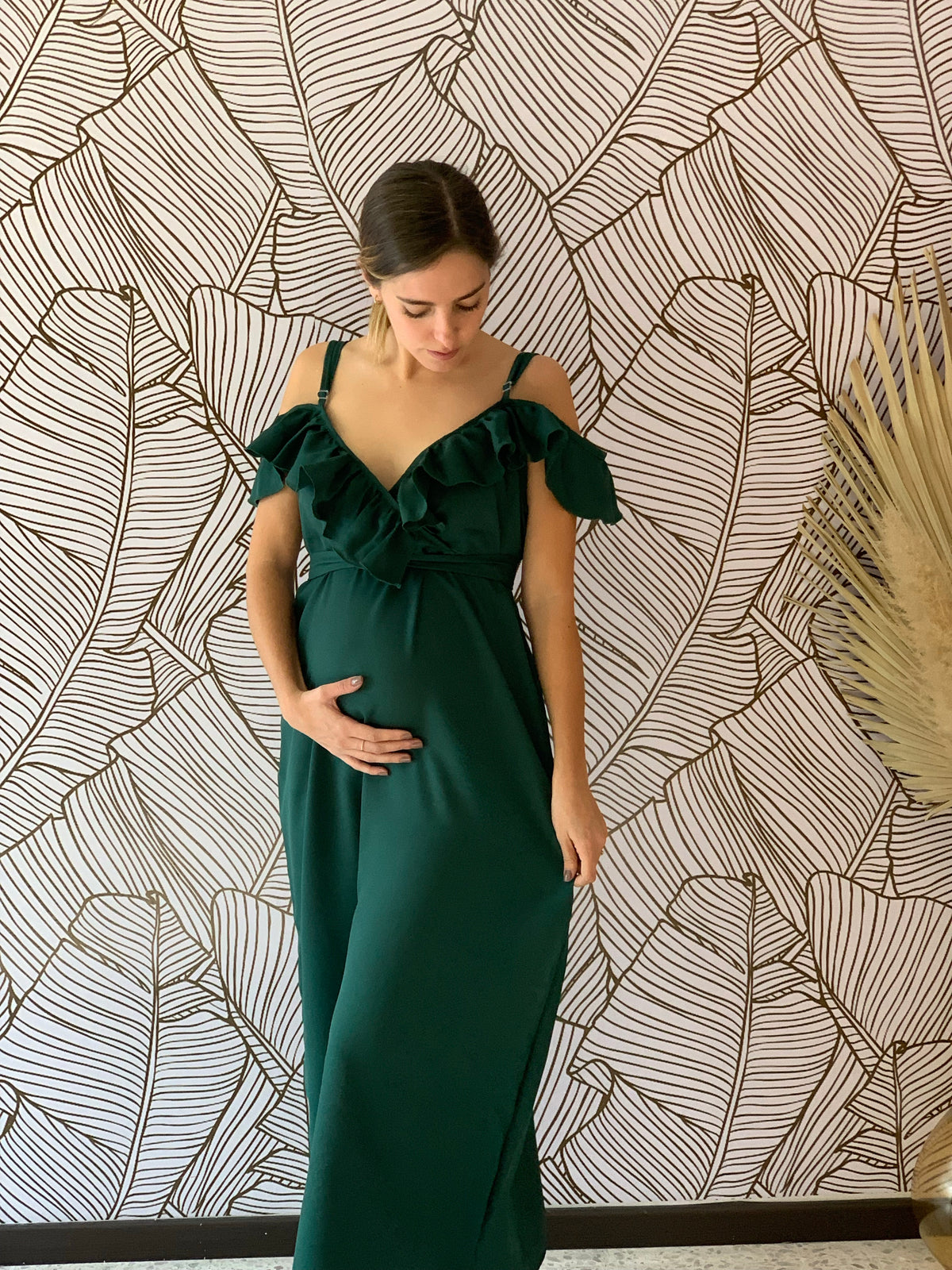 Vestido de maternidad, Dayana verde
