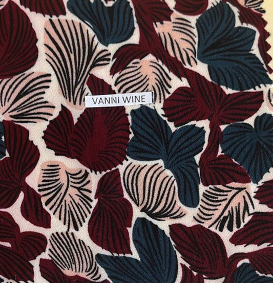 Polyester vanini wine