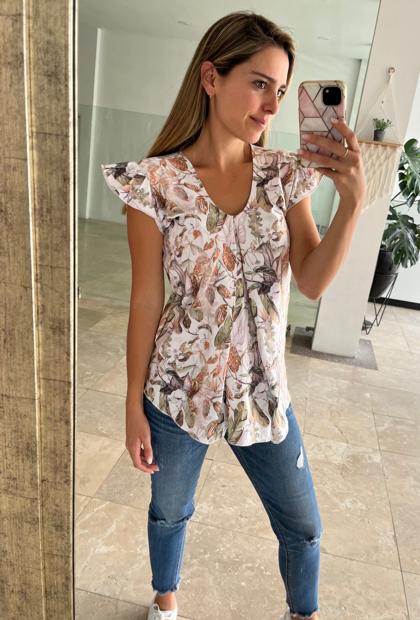 Nursing/maternity blouse, Bertha Autumn