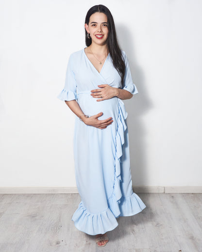 Vestido de maternidad, Ursula azul montparnasse