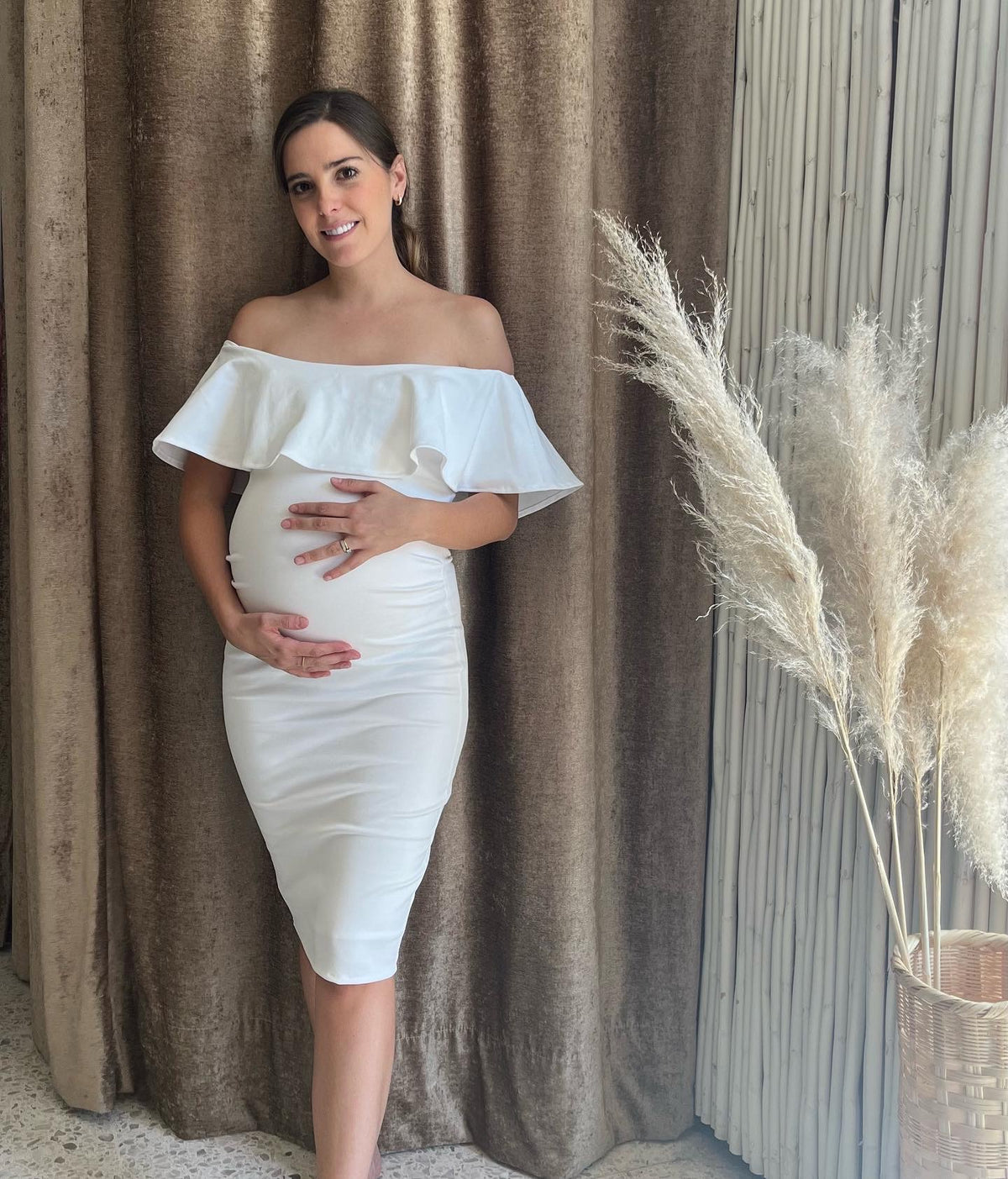 Maternity dress, Arantza Ivory