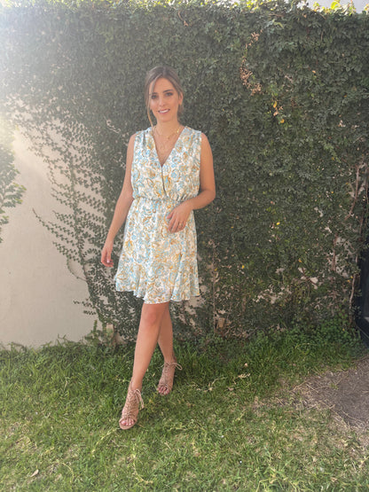 Nursing dress, Zara parsley green