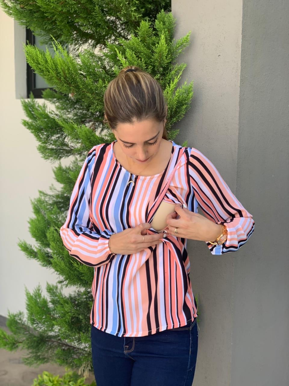 Blusa de lactancia, daniela rayas