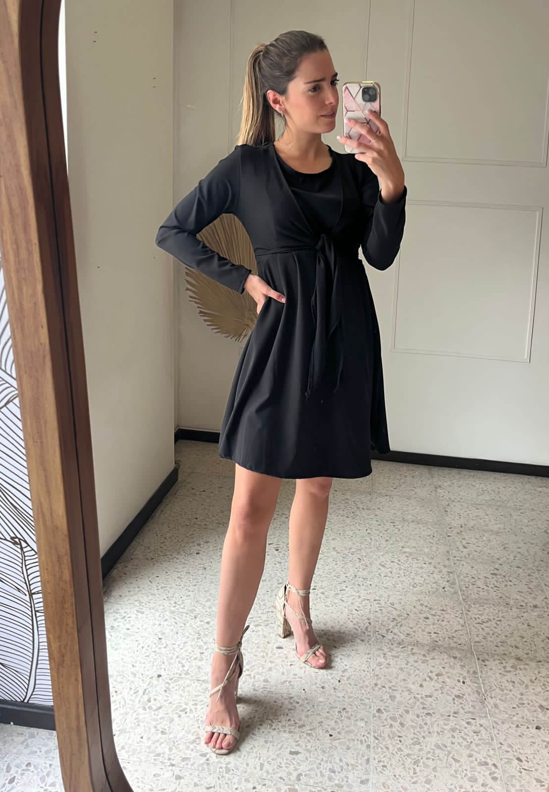 Nursing dress Romina Black