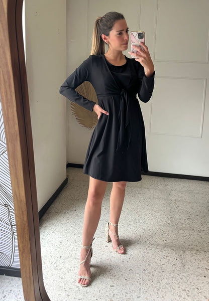 Nursing dress Romina Black