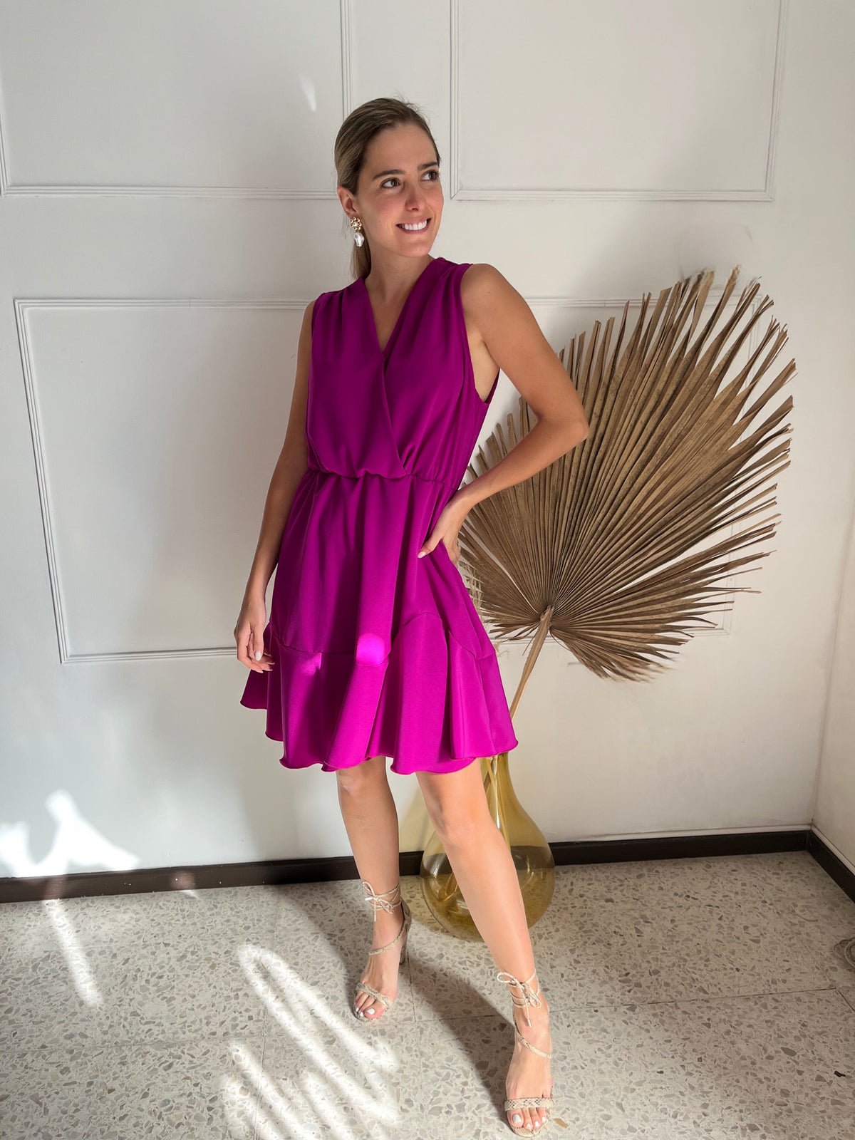 Nursing dress, Zara mulberry