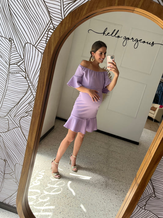 Vestido de maternidad, Ximena Lila neopreno