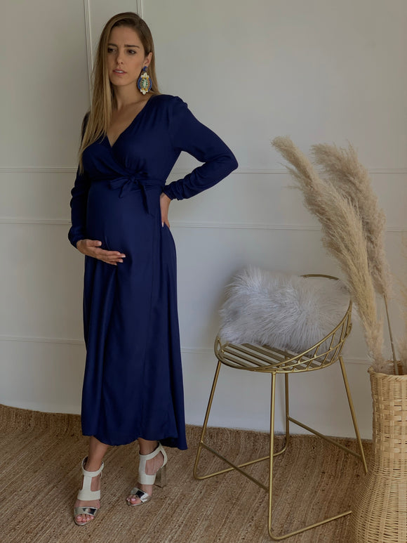 Vestido de Maternidad Semi-Formal Azul Marino con cinturón y Botones, Ropa  de Maternidad para Mujer Juvenil, Ropa de Embarazo y Maternidad, Vestido de Embarazo  Moderno : : Ropa, Zapatos y Accesorios