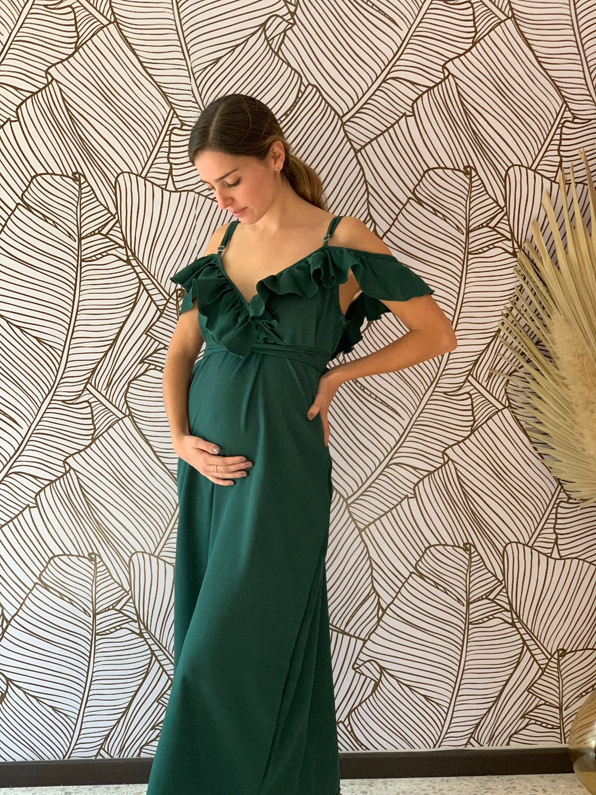 Vestido de maternidad, Dayana verde