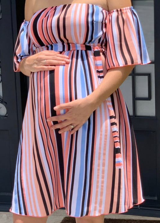 colorful striped fabric